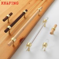 KK&amp;FING 1 PC Acrylic Furniture Door Handles Zinc Alloy Cabinet Drawer Knobs Cupboard Wardrobe Door Wood Pulls Furniture Hardware Door Hardware Locks