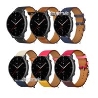 Leather Band Strap For Huami Amazfit GTR 42mm 47mm GTR2 GTR 2e GTR 3 Pro 【BYUE】