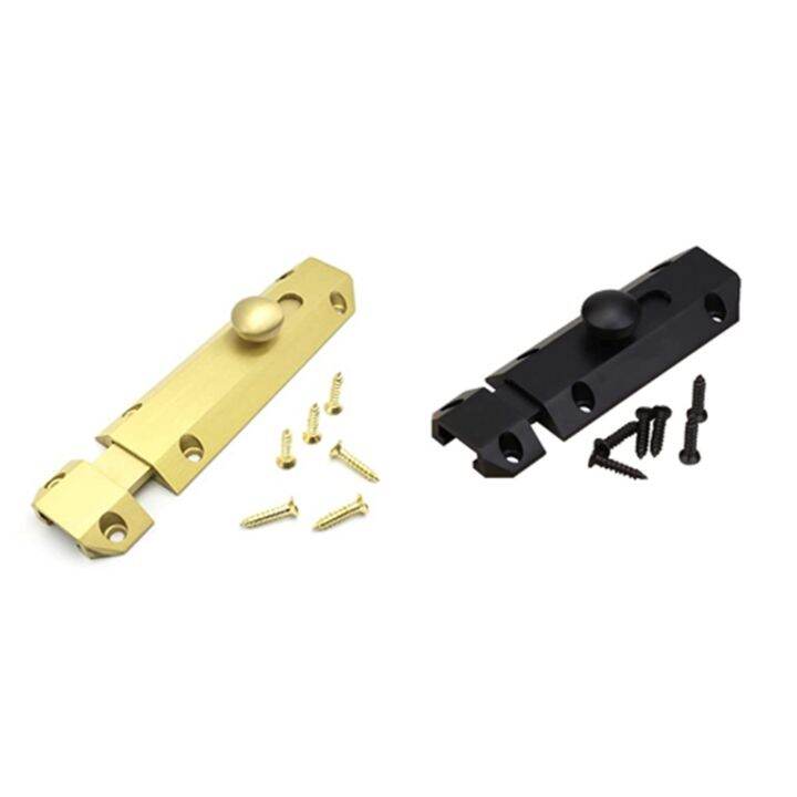 Door Locks, Brass Bolt Lock Surface Mount Sliding Door Locks, Door