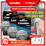 Pin nút CR 2032 2025 2016 1220 1632 3V dung lượng cao Camelion