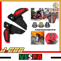 Vespa Primavera Sprint 150 2013-2020เหยียบเท้าเหยียบเท้าเหยียบผู้โดยสารด้านหลังแบบพับได้