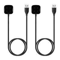 ☋ 4-pakowy stacja dokująca USB kabel do ładowarki 3.3 stóp dla smartwatcha Fitbit Sense/Versa 3