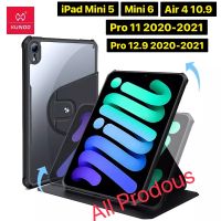 Xundd หมุ่นได้ 360 iPad mini 5 / iPad mini 6 / iPad Air 4 10.9 / iPad 11 2020-2021 / iPad 12.9 2020-2021 สีดำ กรม