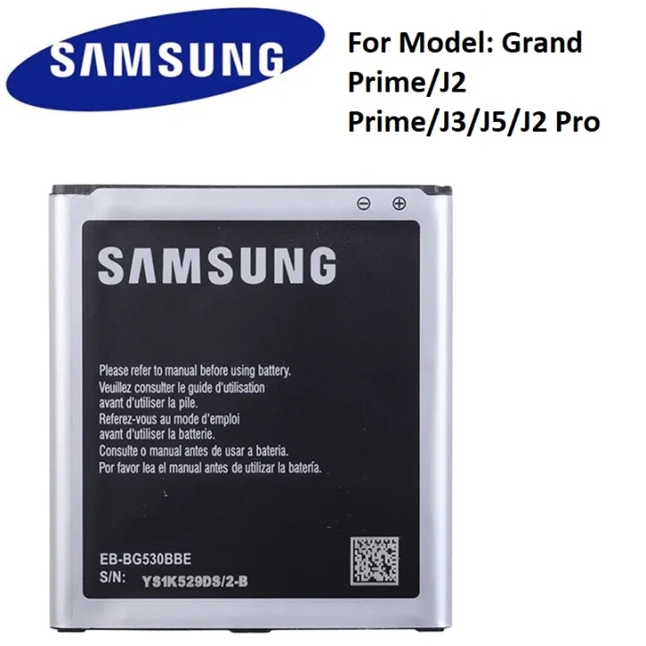 Imported Original Samsung Battery For Galaxy Grand Prime J2 Prime J3 16 J5 J2 Pro 2600 Mah Lazada