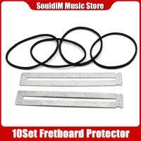 10ชุดกีตาร์เบสเครื่องมือลูเทียร์ Fretboard สแตนเลสแป้นวางนิ้วมือเฟรทอุปกรณ์อุปกรณ์ปกป้องป้องกันกีตาร์