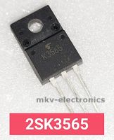 (1ตัว) K3565 , 2SK3565 ,  MOSFET N-Channel  900V 5A TO-220FP