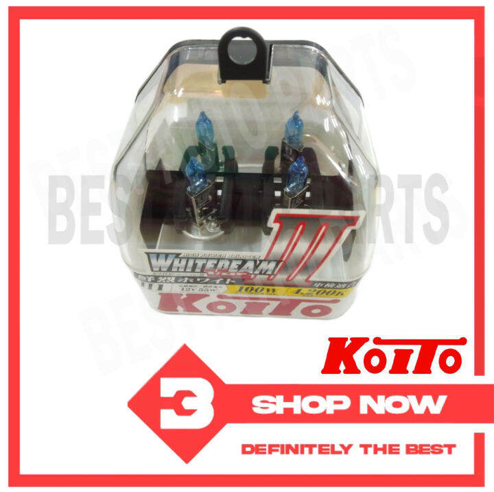 KOITO HB-P0751W H1 12V 55W P14.5S T8 | Lazada PH