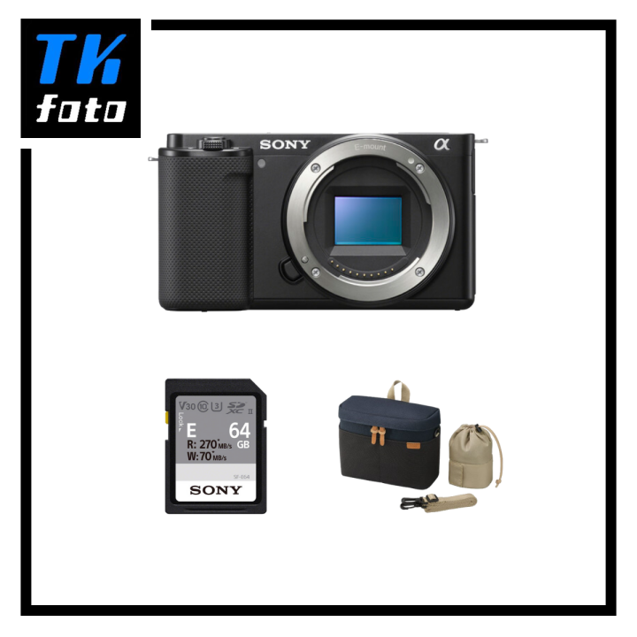 Sony ZVE10 Body Only (Free 64GB SD Card & Carrying Bag) Lazada