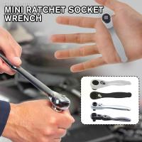 ✐♀❧  2 In 1 Dual Head Ratchet Socket Wrench 72 Teeth Mini Driver Quick Bit Screwdriver Two-way Hex Handle Wrench Release Spanner N2Y4