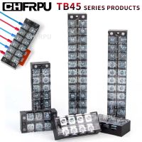 【CW】 Row Strip Screw Terminal Block  Fixed Wiring Board wire connector TB-4503/TB-4504/TB-4505/TB4506/TB4510/TB4512 45A 600V