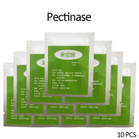 1กรัม10ชิ้น Pectinase ยีสต์1กรัมสำหรับ50กิโลกรัมองุ่นผลไม้เครื่องดื่มแอลกอฮอล์การต้มเบียร์ที่ใช้ในครัวเรือนอุปกรณ์ไวน์ไวน์ยีสต์หมักบรั่นดีเบียร์