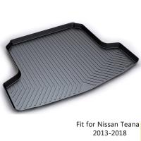 1Set Car Cargo rear trunk mat For Nissan Teana L33 2013 2014 2015 2016 2017 2018 Boot Liner Tray Anti-slip mat Accessories