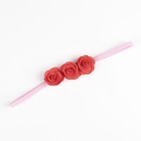 Chic Newborn Flower Hairband Skinny Elastic Floral Headband Baby Girls Band