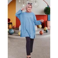 COD dhdfxcz Plain Long Sleeve BLOUSE LD 130CM