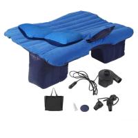 ที่นอนเป่าลม มีที่กั้น ในรถยนต์ พร้อมที่สูบไฟฟ้าในรถ Car Air bed ที่นอน สระน้ำ ฟรีเครื่องเป่าลมไฟฟ้า มาพร้อม หมอนลม2ใบ ชุดปะรอยรั่ว นอนได้ทั้งเด็กและผู้ใหญ่ สีaฟ้า