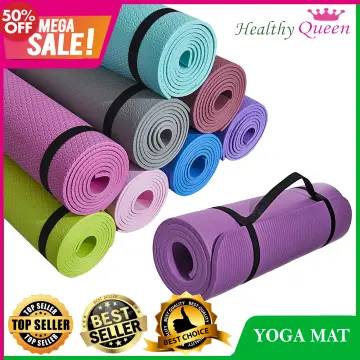 Two-color TPE yoga mat, non-slip, waterproof, high elastic, for