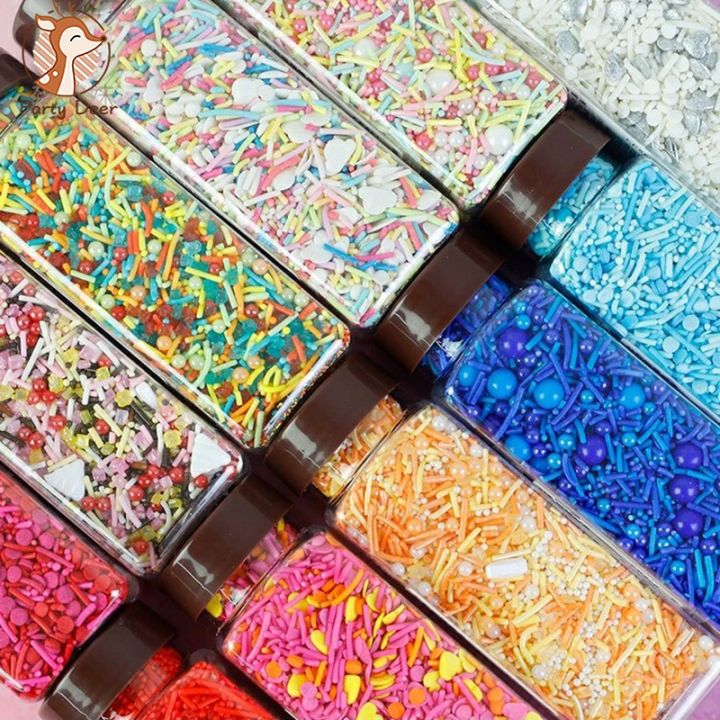 YF】 20g Colorful Sugar Beads Cake Decorating Sprinkles Baking ...