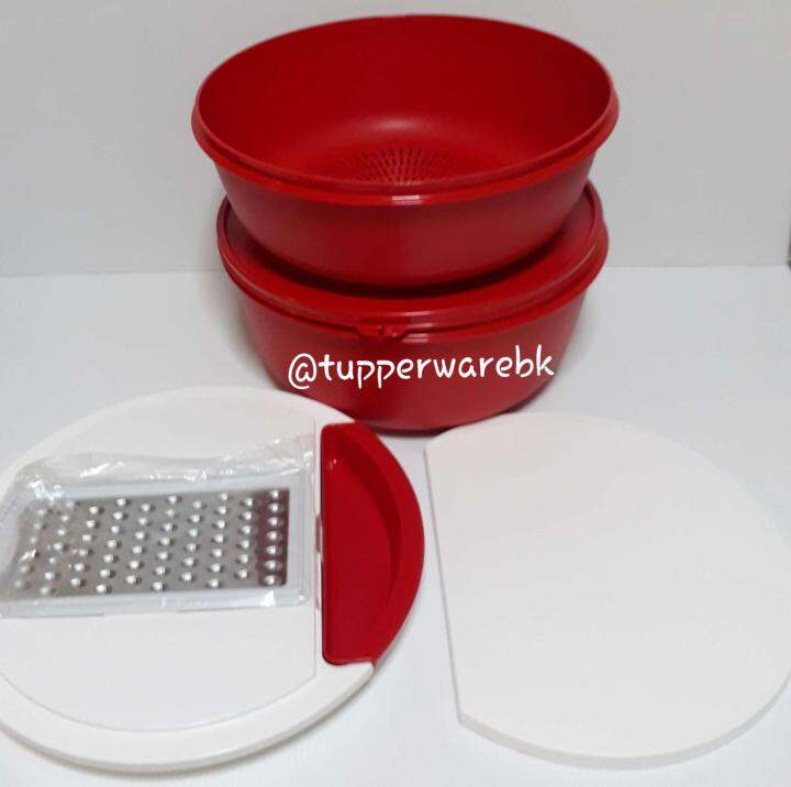 tupperware-กล่องเตรียมอาหารอเนกประสงค์-สีแดง