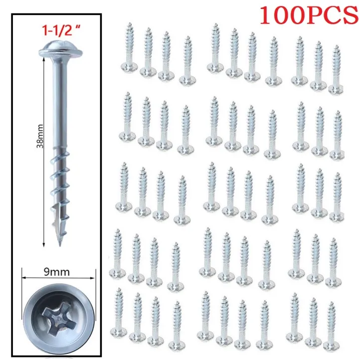 Pocket Hole Screws Home Joiners Replacement Routers Screwdriver Silver