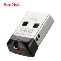 SanDisk USB Flash Drive Cruzer Fit CZ33 64GB 32GB 16GB Super Mini Pen Drive USB 2.0 Memory Stick 8GB ดิสก์ U