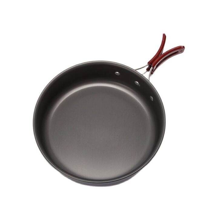 outdoor-camping-hiking-picnic-non-stick-frying-pan-portable-aluminum-alloy-cooking-tableware