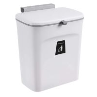 Kitchen Compost Bin for Counter Top or Under Sink, Hanging Small Trash Can with Lid,Mountable Indoor Compost Bucket