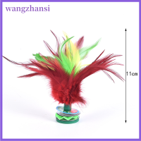 Wangzhansi เจียนซีจีนลูกขนไก่สีสันสดใสสำหรับฟิตเนสเตะเท้า