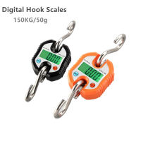 150kg50g Hanging Scale Digital Electronic Weighting Luggage Scale Hook Scales Kitchen Weighing Balance Fishing Steelyard 40OFF