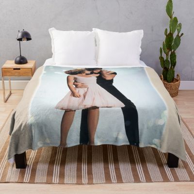 Jhonny And Babe - Dirty Dancing - Watercolor D10 Aesthetic Polynesian Design Softest Throw Blanket