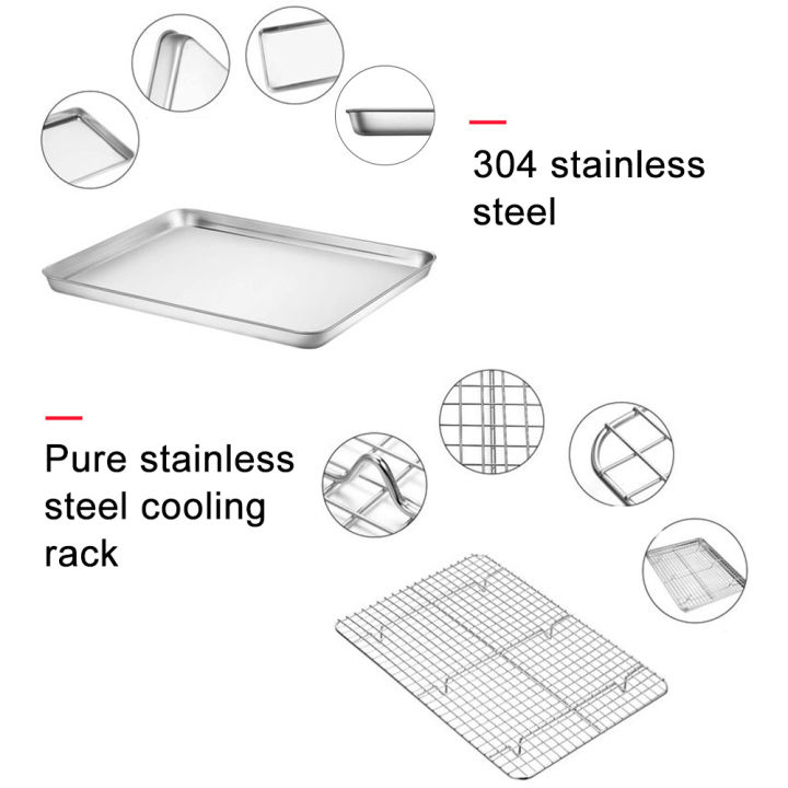 23-50cm-non-stick-baking-tray-stainless-steel-plate-dish-bbq-grill-cooling-rack-mesh-cake-baking-tray-kitchen-tools-kitchenware