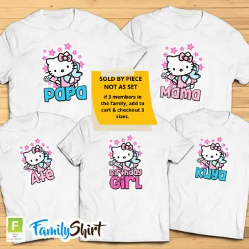 hello kitty t shirt family