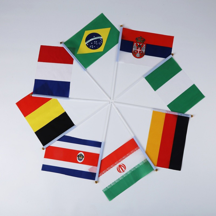 ธงธงติด-world-hand-country-heldmini-แห่งชาติถ้วยเล็กฟุตบอลยุโรป-international-buntingsticks-ไม้จิ้มฟัน