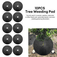 10Pcs Mulch Ring Tree Protector Mats 25/27/32 ซม.แผ่นไม้พุ่ม Tree Guard Weeding Pad Weed Barrier Plant สำหรับสวนกลางแจ้ง-jearzhar43262