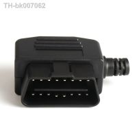 ▥☋  OBD2 L Type 16 Pin Sockets Connector Plug with Shell and Screw Male Auto Car Connector Cable Wire