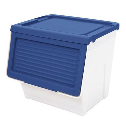 bari-กล่องพลาสติก-ฝาสไลด์-สีฟ้า-7682