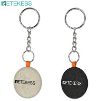 Retekess TH005 (สีดำ+ขาว) มินิ GPS อัจฉริยะติดตามสมาร์ท, ค้นหาแท็กสมาร์ทแบบพกพา, ติดตามบลูทูธป้องกันการสูญหายสำหรับสัตว์เลี้ยงสุนัขแมวโทรศัพท์ที่สำคัญกระเป๋าเด็ก