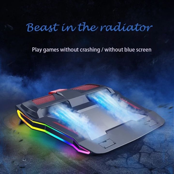 adjustable-notebook-stand-cooling-base-rgb-gaming-laptop-cooler-3000-rpm-powerful-air-flow-cooling-pad-compatible-with-notebook