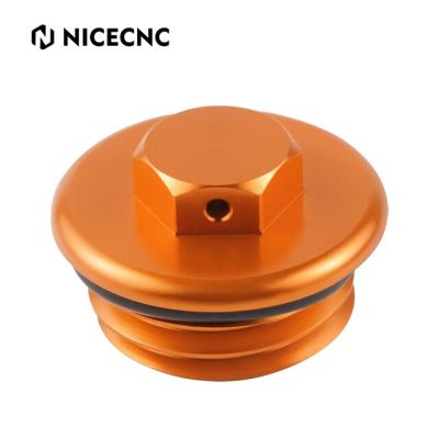 Nicecnc ฝาครอบปลั๊กฟิลเลอร์น้ำมันเครื่องสำหรับ Ktm Exc Excf Sx Sxf Xc Xcw Xcfw 125 250 350 450 500 530 2004-2022 50sx 65sx 85sx