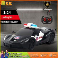 1:24 RC Car  รถบังคับได้ ของเล่นเด็ก ลัมโบร์กีนี พร้อมรีโมทคอนโทรล เรสซิ่ง คาร์ ผ่านรีโมทวิทยุบังคับ สามารถเปิดประตูรถ