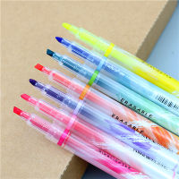 Erasable Book Marker Highlighter Erasable art graffiti 7-color marker