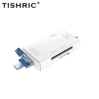 TISHRIC ไมโคร USB Type C อะแดปเตอร์ยูเอสบีทีเอฟเอสดีเครื่องอ่านการ์ด USB-C การ์ดความจำอะแดปเตอร์สำหรับ Macbook เครื่องอ่านการ์ดแลปท็อปโทรศัพท์ซัมซุงฮัวเหว่ยเสี่ยวหมี่