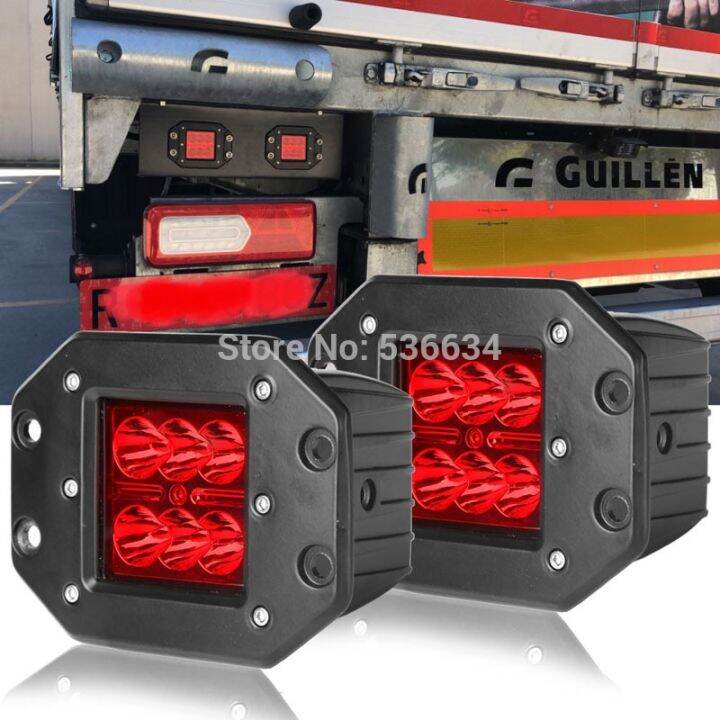 hot-k-ไฟอัตโนมัติไฟขับรถออฟโรดฟลัชเมาต์โคมไฟโต๊ะทำงาน18w-25w-สีแดง-ขาว-เหลืองสำหรับ-suv-4wd-atv-รถบรรทุกรับ