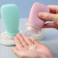 3Pcs Shampoo Lotion Shower Gel Tube Bottles Empty Container Soft Silicone Split Bottle Set Beauty Travel Accessories Wholesale Toiletries  Cosmetics B