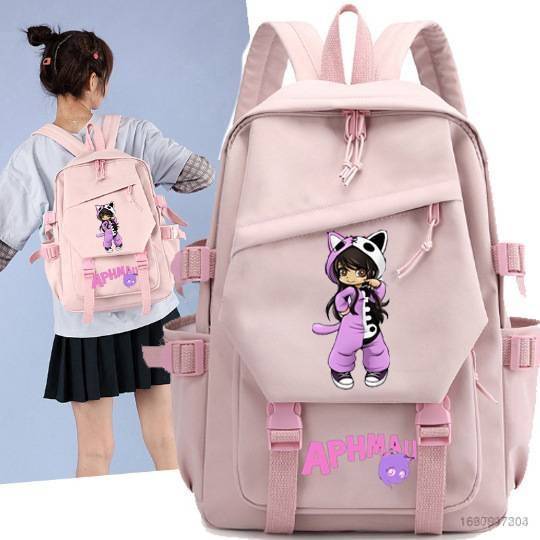 Good Aphmau Backpack for Women Men Student Large Capacity Fashion  Personality Multipurpose Female Bags New