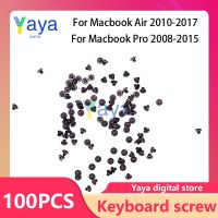สกรูแป้นพิมพ์ใหม่100ชิ้นสำหรับแมคบุ๊กโปรแอร์เรตินา A1278 A1286 A1369 A1370 A1465 A1466 A1502 A1425 A1398