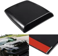 Car Air Flow Vent Cover Universal Car Decorative Air Flow Intake Hood Scoop Bonnet Vent Sticker Cover Hood Carbon Fiber