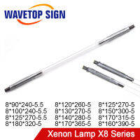 WaveTopSign เลเซอร์ Xenon โคมไฟ X8 Series สั้น Arc โคมไฟ Q-Switch Nd แฟลช Pulsed Light สำหรับ YAG เส้นใยเชื่อมตัด