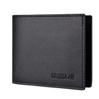 Horizontal Wallet Men Short Business Multifunctional Credit Card Holder PU Leather Men Wallet