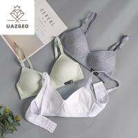 UAZGEO ระบายอากาศได้ดี ถ้วยสามเหลี่ยม ดันขึ้น ไม่มีกระดูก ลึก V bralettes สปอร์ตบรา เสื้อครอปผู้หญิง เสื้อโยคะออกกำลังกาย