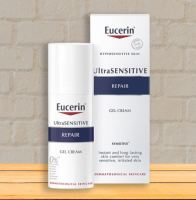 Eucerin Ultrasensitive Repair Gel Cream 50ml ยูเซอรีนเจลครีมเหมาะสำหรับผิวธรรมดา ผิวผสมและผิวมัน